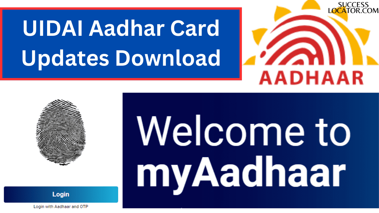 UIDAI Aadhar Card Updates Download